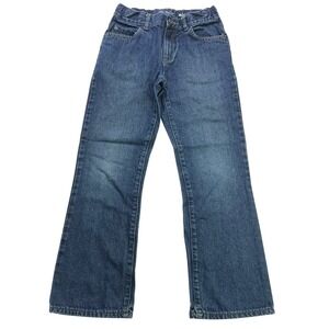 The Childrens Place Blue Bootcut Jeans Kids Size 10 Adjustable Waist Denim